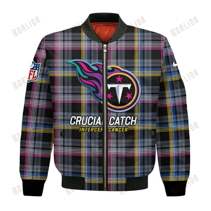 Tennessee Titans National Football League 2024 Crucial Catch Bomber Jacket
