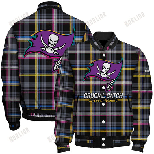 Tampa Bay Buccaneers National Football League 2024 Crucial Catch Unisex Varsity Jacket