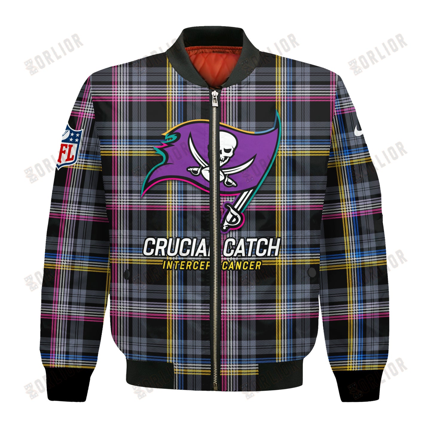 Tampa Bay Buccaneers National Football League 2024 Crucial Catch Bomber Jacket