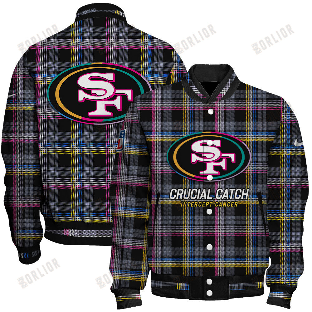 San Francisco 49ers National Football League 2024 Crucial Catch Unisex Varsity Jacket