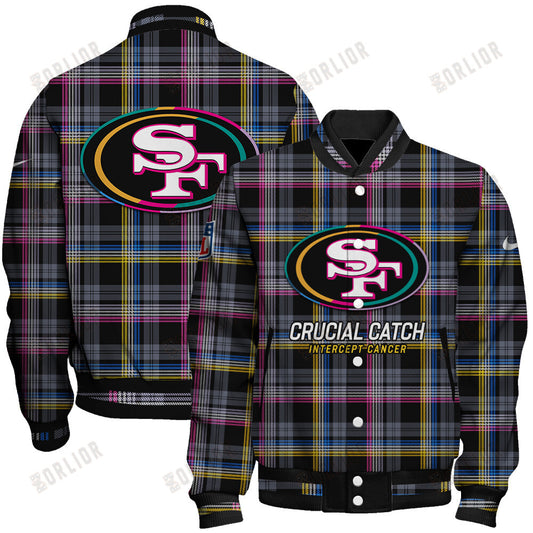 San Francisco 49ers National Football League 2024 Crucial Catch Unisex Varsity Jacket