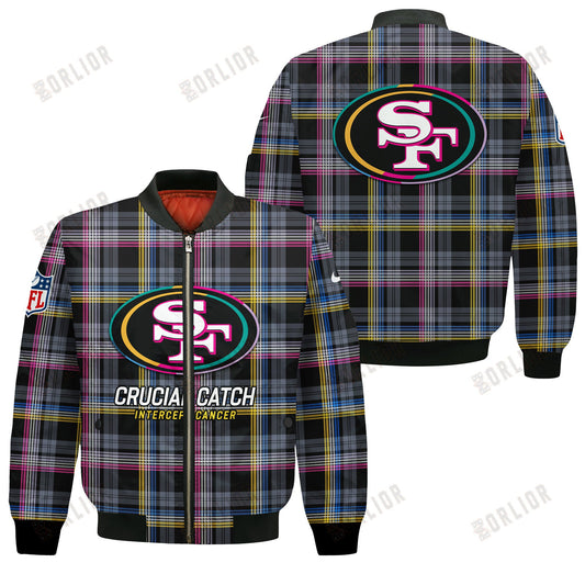 San Francisco 49ers National Football League 2024 Crucial Catch Bomber Jacket