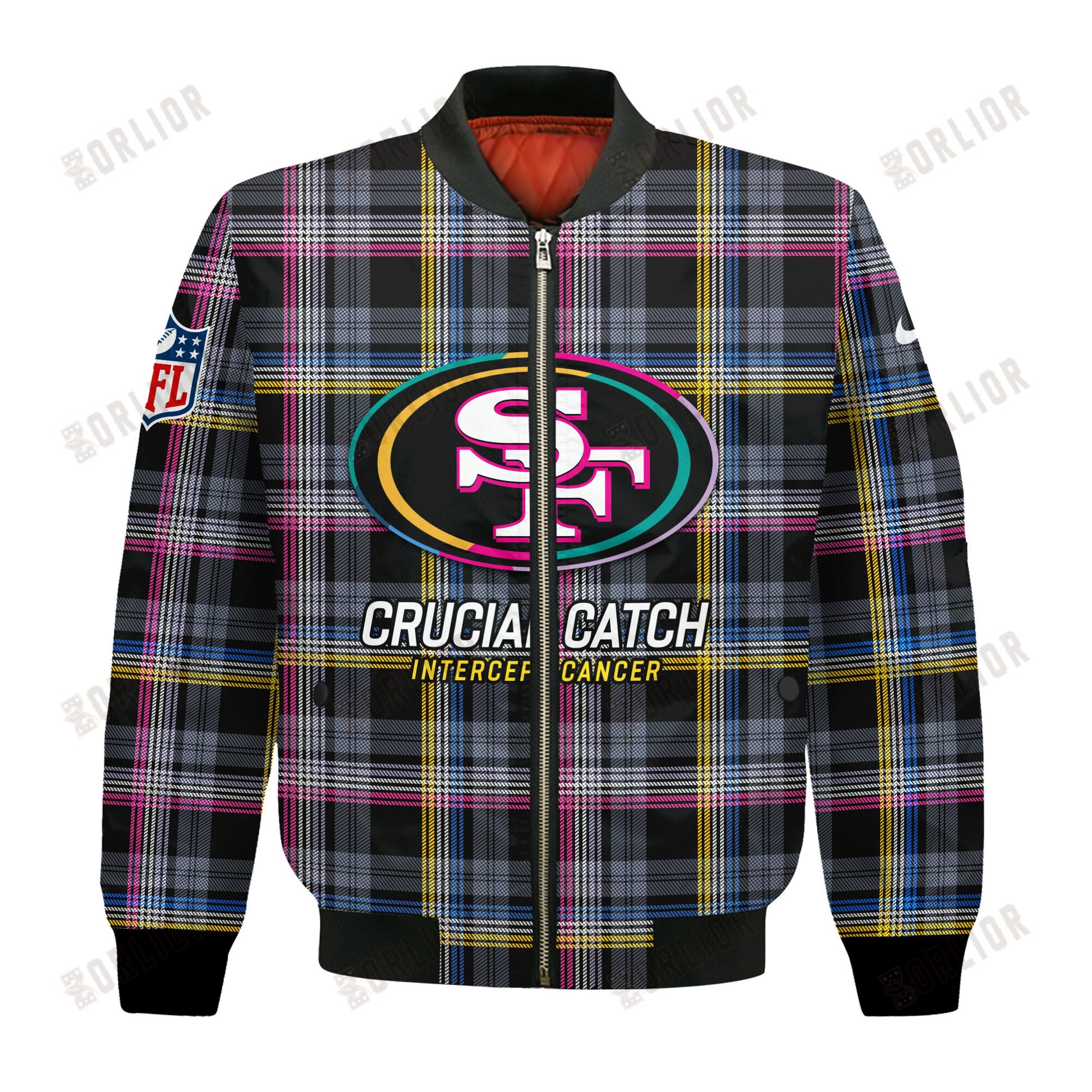 San Francisco 49ers National Football League 2024 Crucial Catch Bomber Jacket