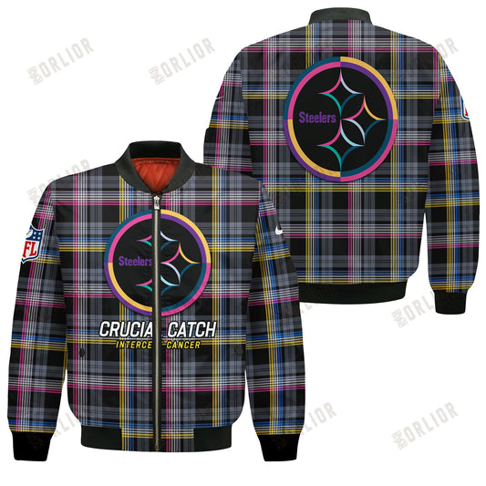 Pittsburgh Steelers National Football League 2024 Crucial Catch Bomber Jacket