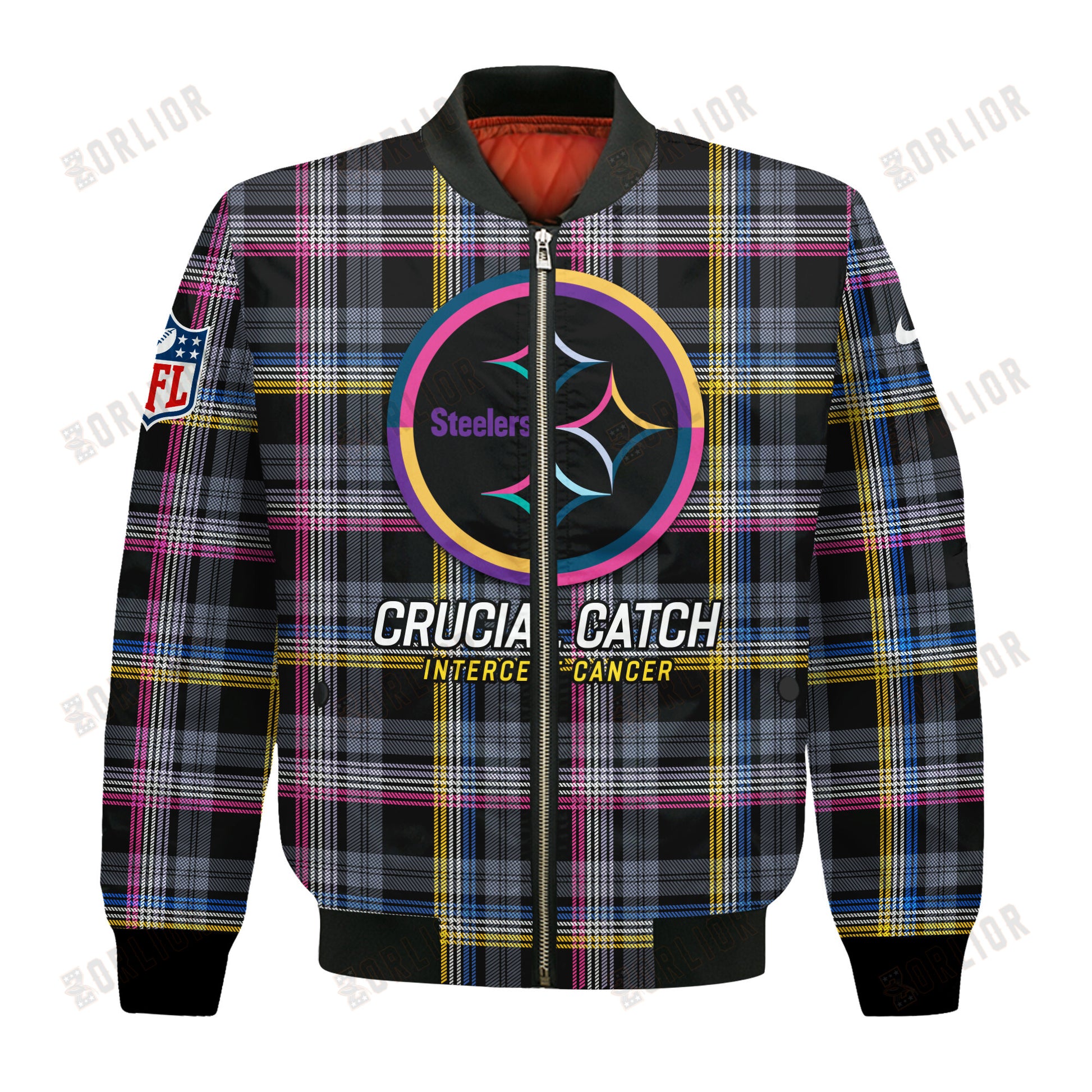 Pittsburgh Steelers National Football League 2024 Crucial Catch Bomber Jacket