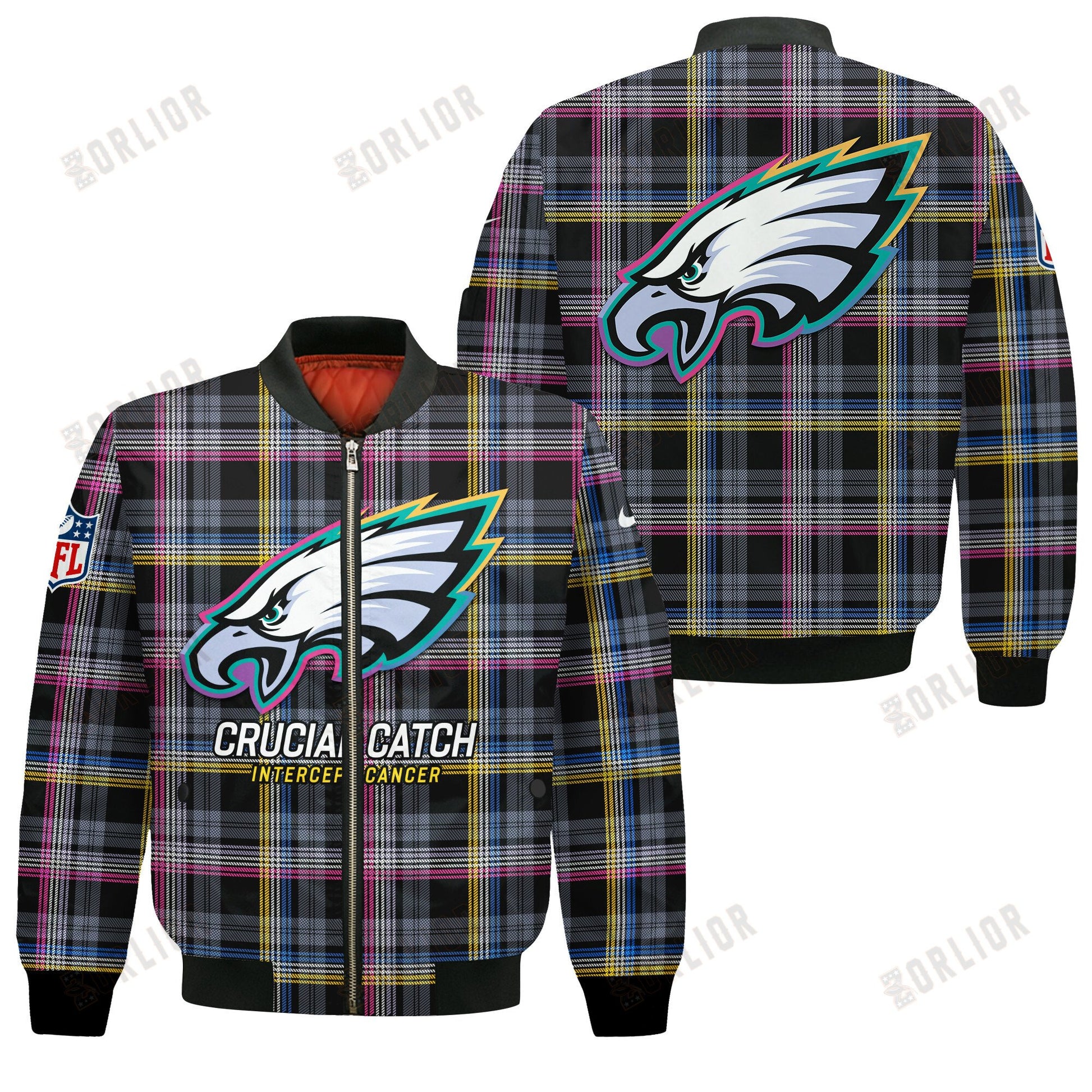 Philadelphia Eagles National Football League 2024 Crucial Catch Bomber Jacket