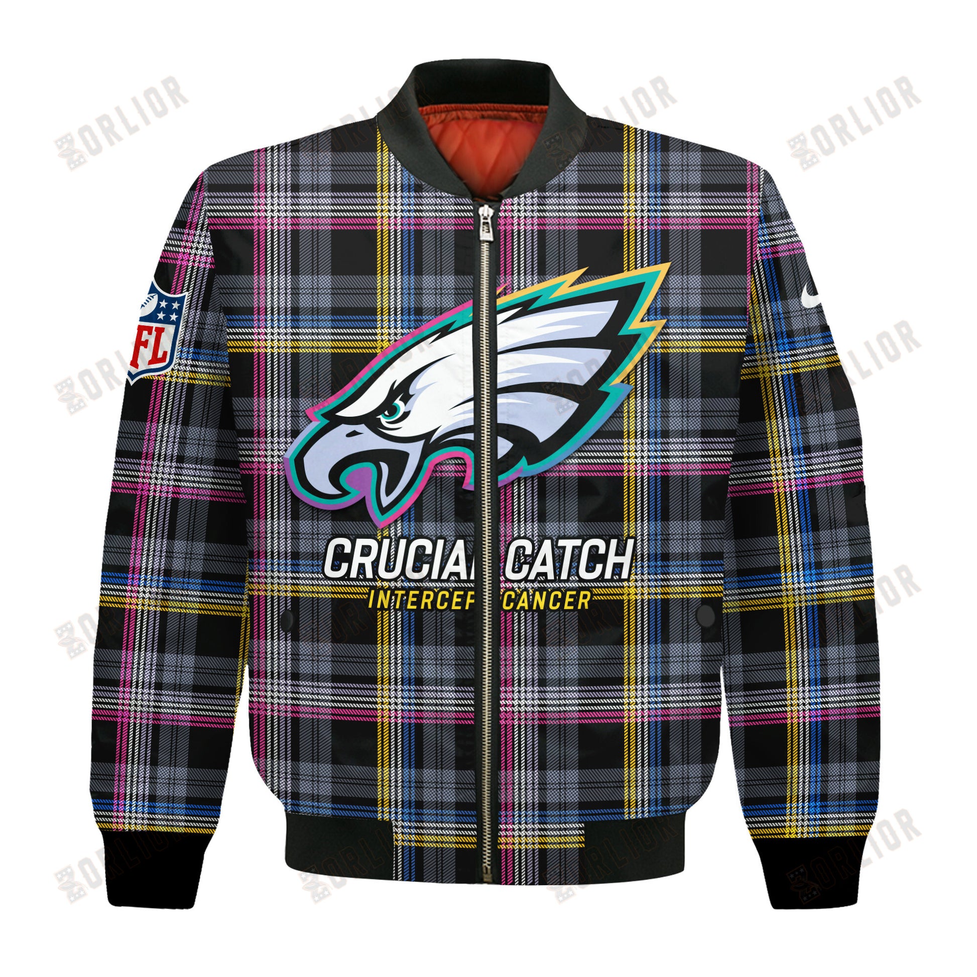 Philadelphia Eagles National Football League 2024 Crucial Catch Bomber Jacket
