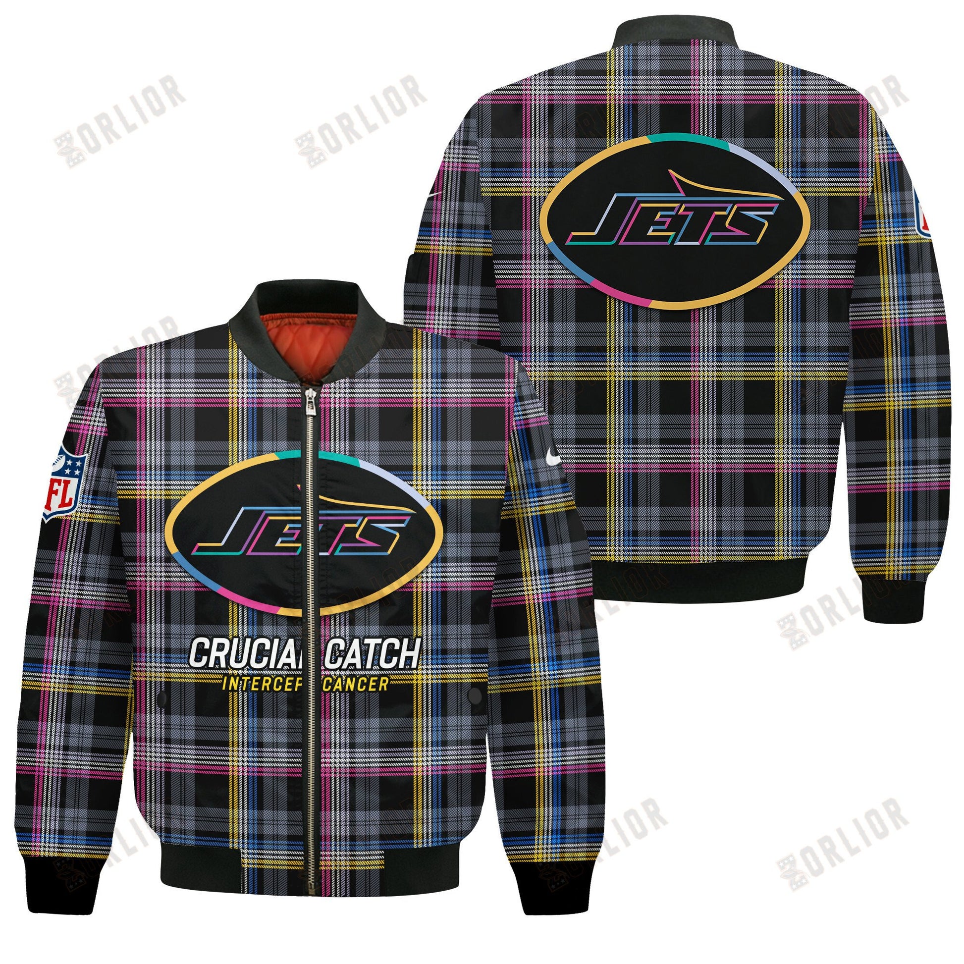 New York Jets National Football League 2024 Crucial Catch Bomber Jacket