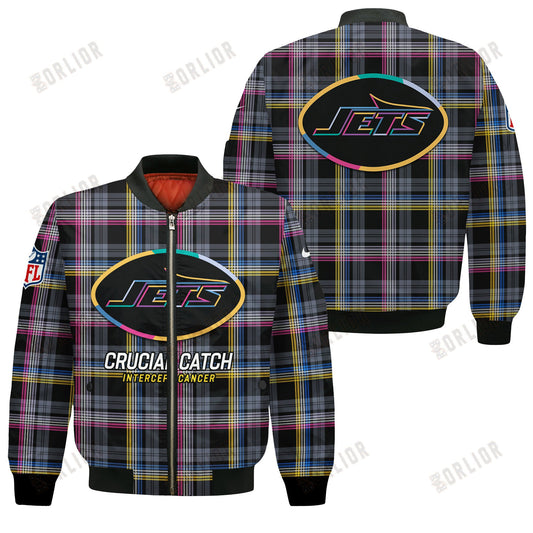 New York Jets National Football League 2024 Crucial Catch Bomber Jacket