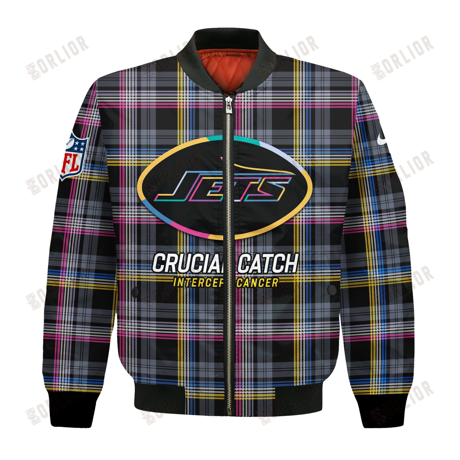 New York Jets National Football League 2024 Crucial Catch Bomber Jacket