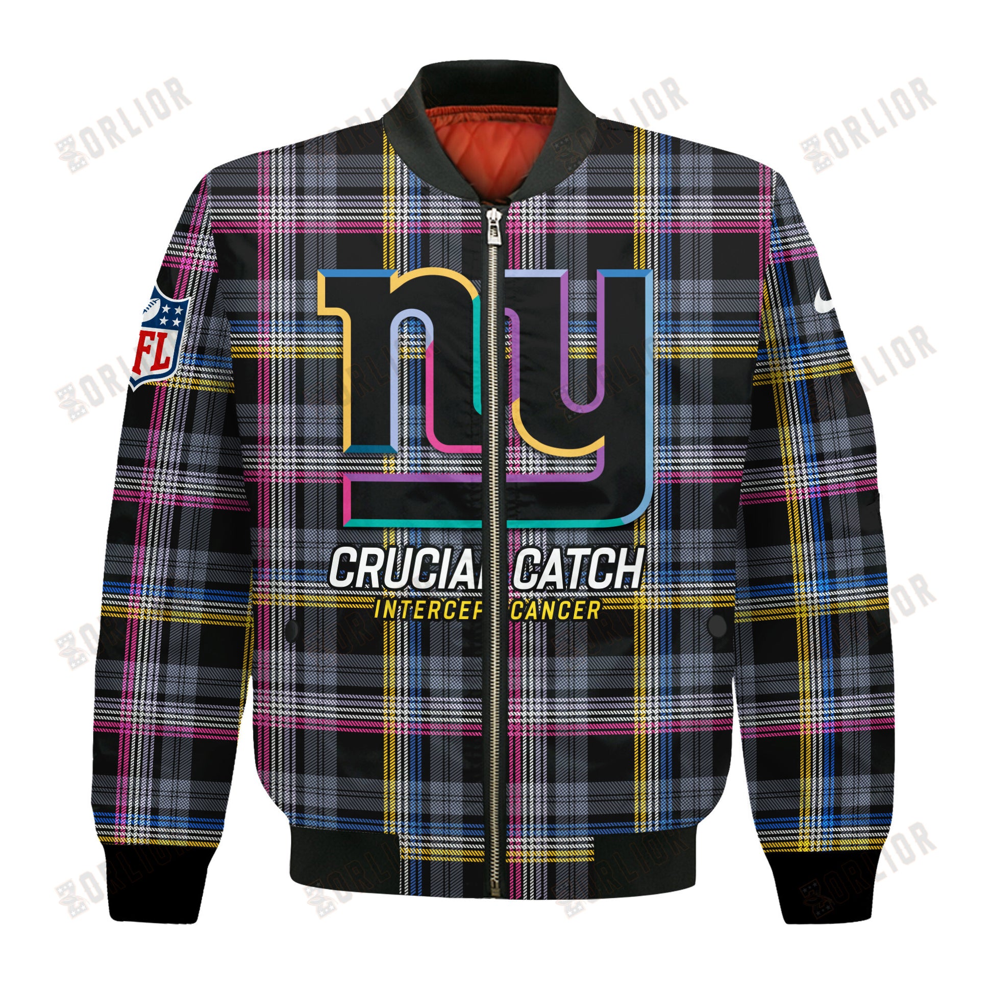 New York Giants National Football League 2024 Crucial Catch Bomber Jacket