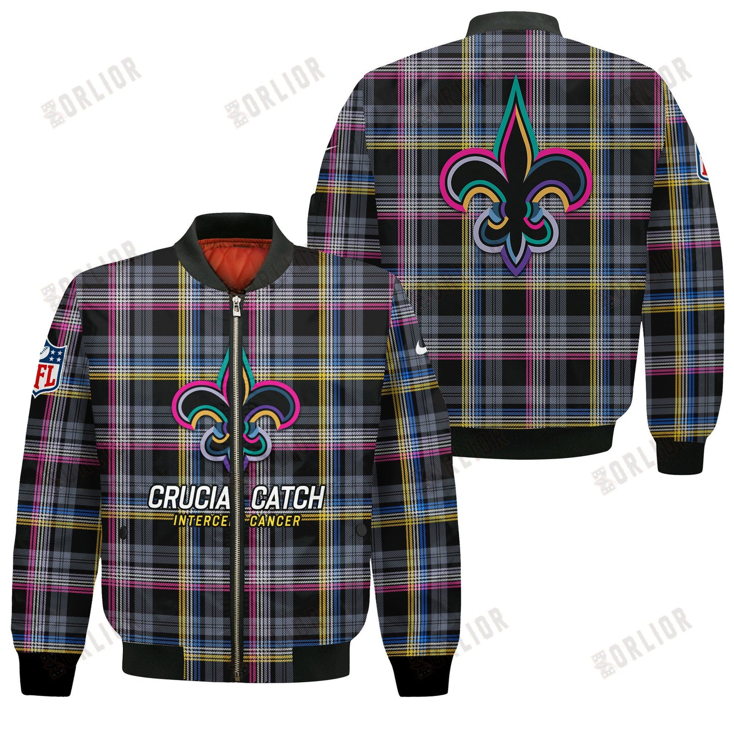 New Orleans Saints National Football League 2024 Crucial Catch Bomber Jacket