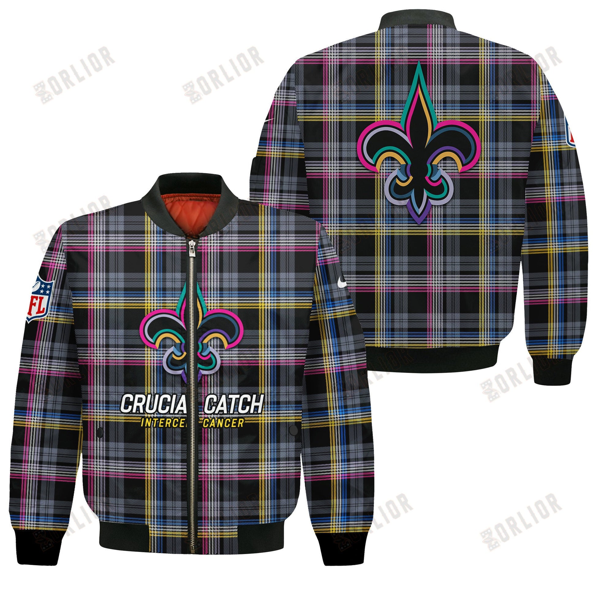 New Orleans Saints National Football League 2024 Crucial Catch Bomber Jacket