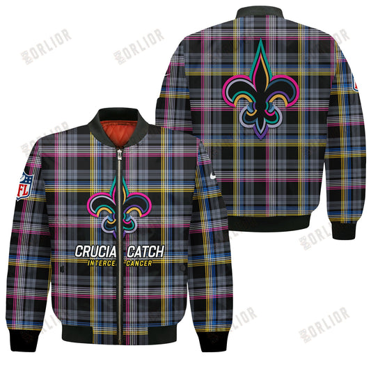 New Orleans Saints National Football League 2024 Crucial Catch Bomber Jacket