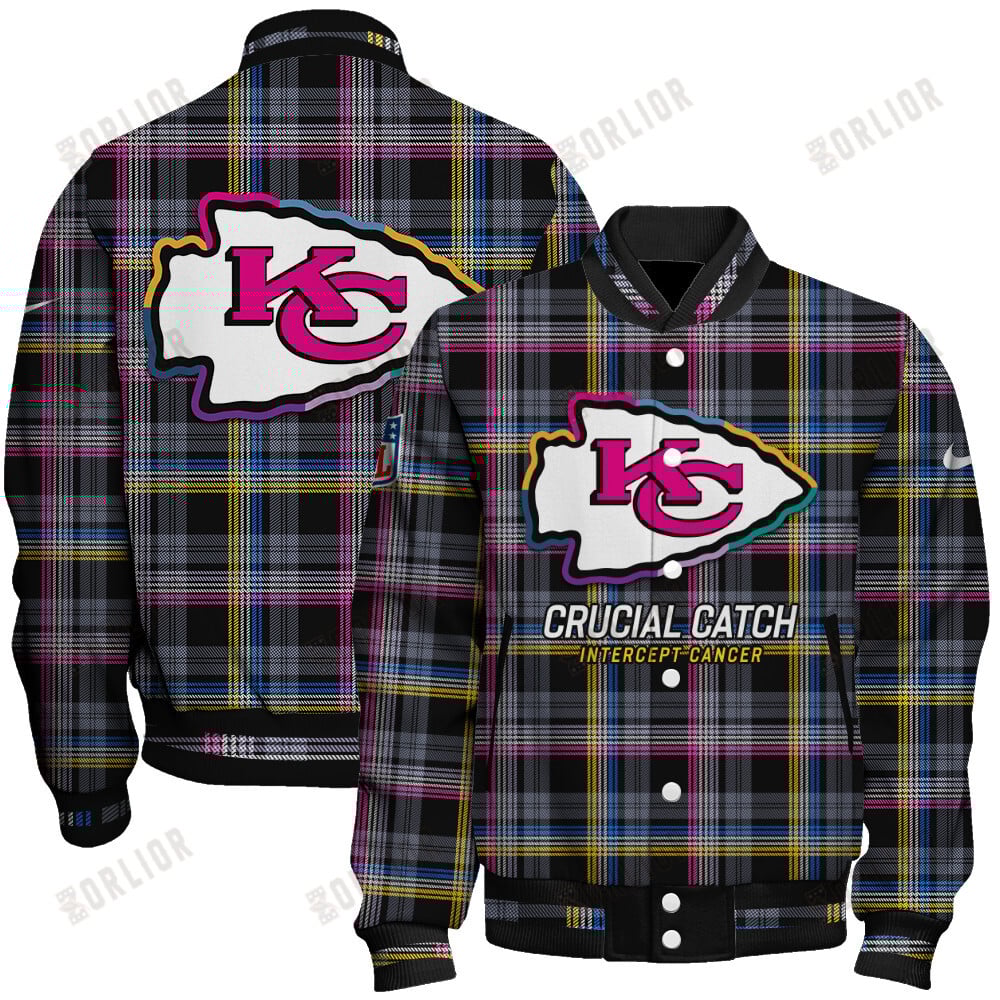 Kansas City Chiefs Chargers National Football League 2024 Crucial Catch Bomber Jacket