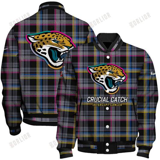 Jacksonville Jaguars National Football League 2024 Crucial Catch Unisex Varsity Jacket