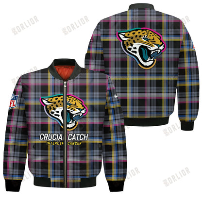 Jacksonville Jaguars National Football League 2024 Crucial Catch Bomber Jacket