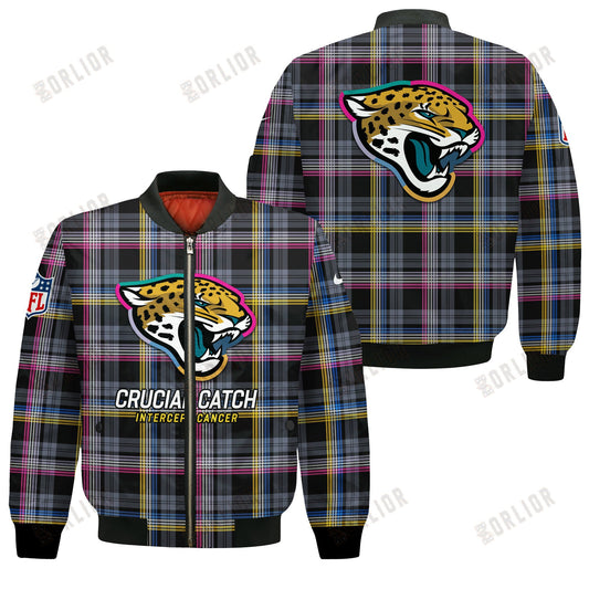 Jacksonville Jaguars National Football League 2024 Crucial Catch Bomber Jacket