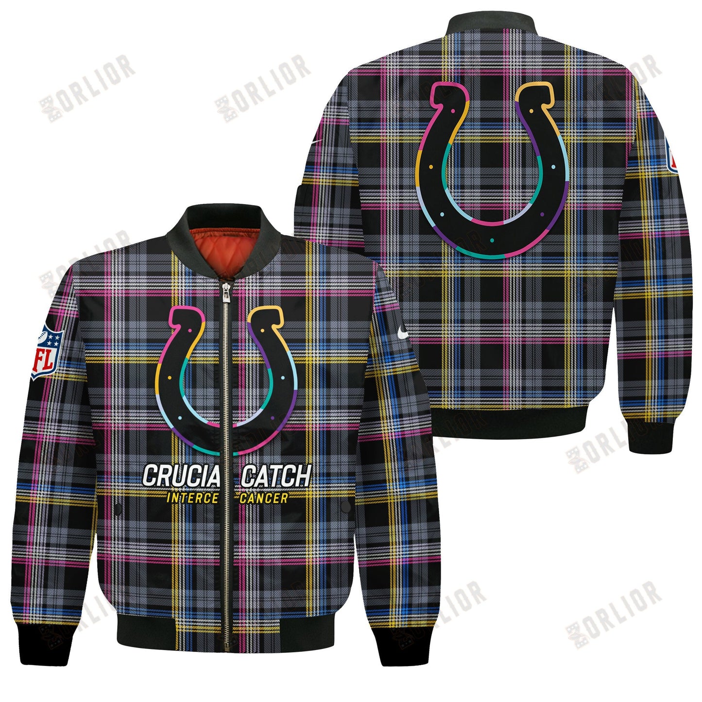 Indianapolis Colts National Football League 2024 Crucial Catch Bomber Jacket
