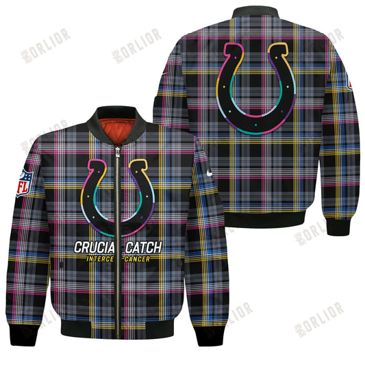 Indianapolis Colts National Football League 2024 Crucial Catch Bomber Jacket