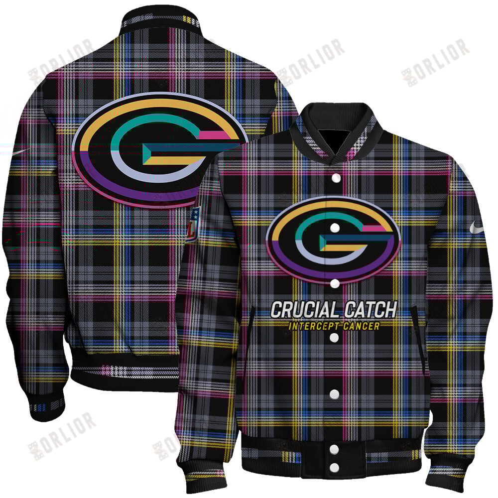 Green Bay Packers National Football League 2024 Crucial Catch Unisex Varsity Jacket