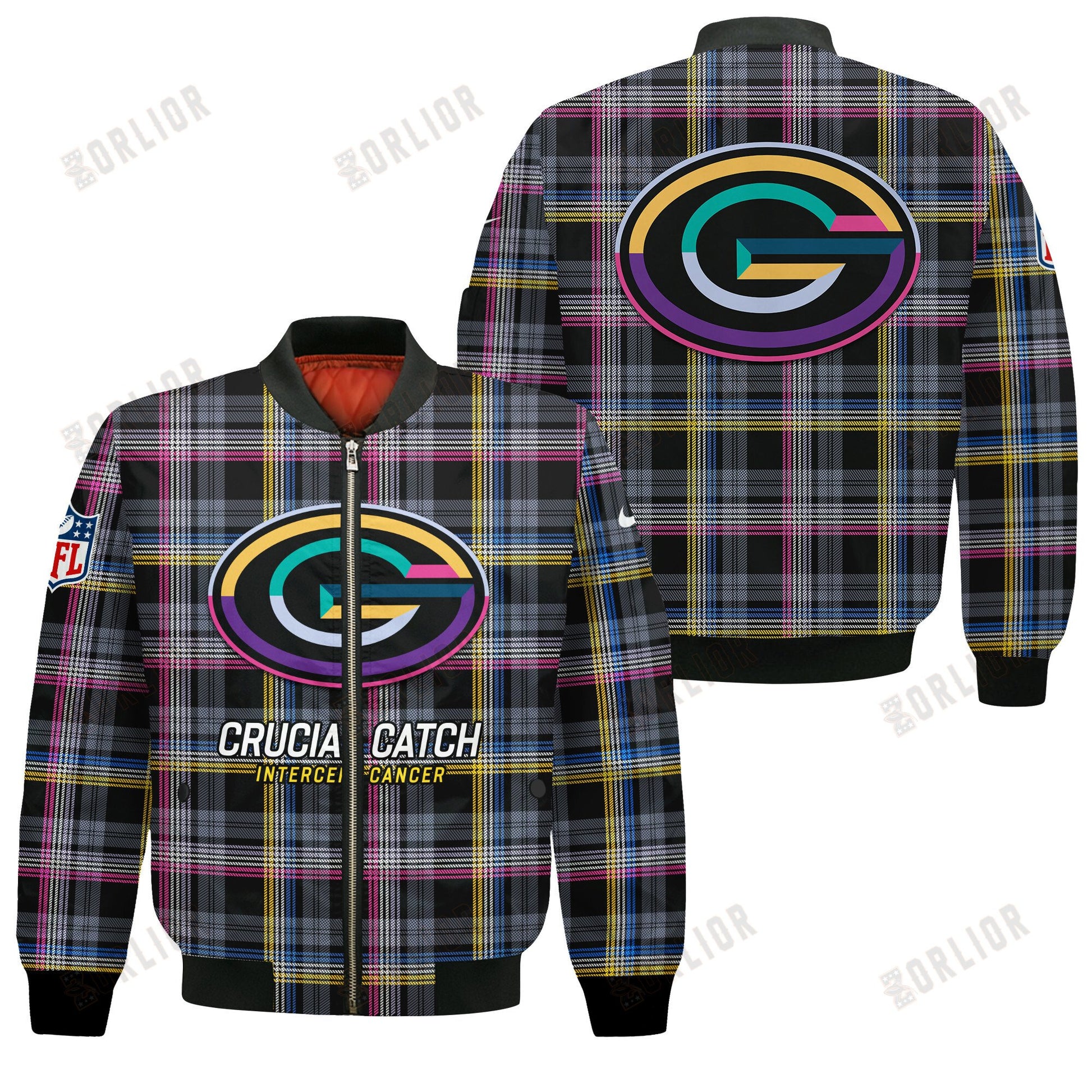 Green Bay Packers National Football League 2024 Crucial Catch Bomber Jacket
