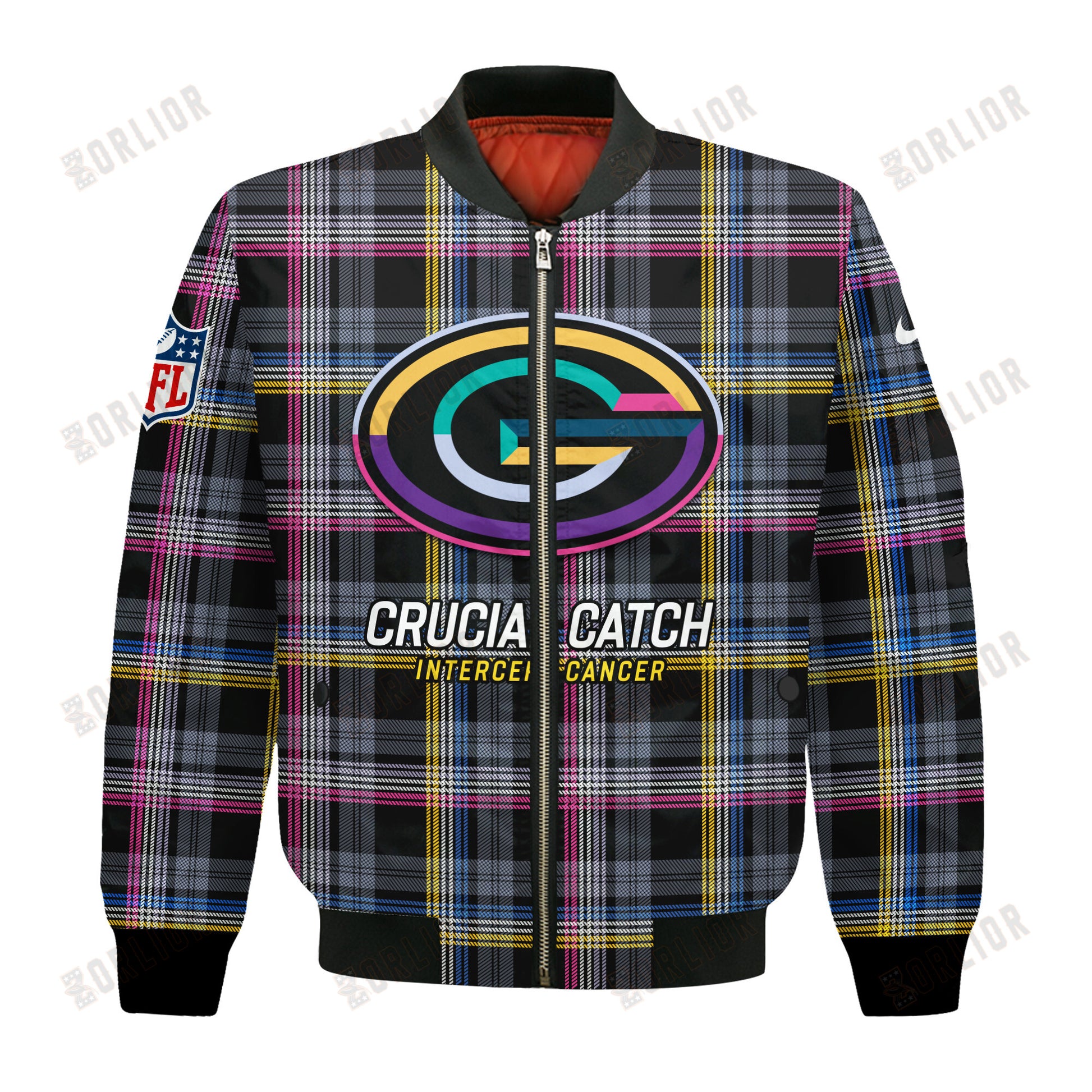 Green Bay Packers National Football League 2024 Crucial Catch Bomber Jacket