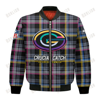 Green Bay Packers National Football League 2024 Crucial Catch Bomber Jacket