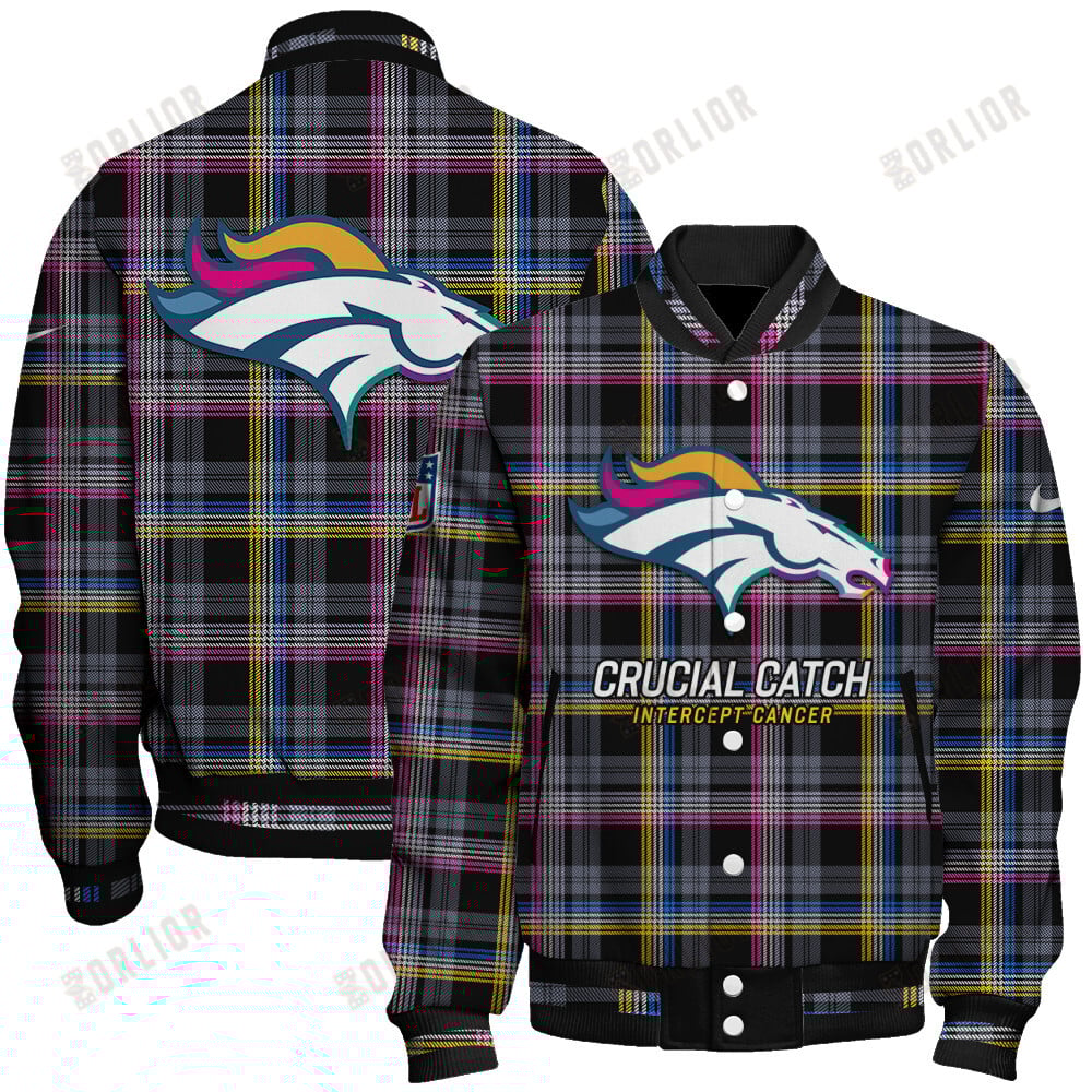 Denver Broncos National Football League 2024 Crucial Catch Unisex Varsity Jacket
