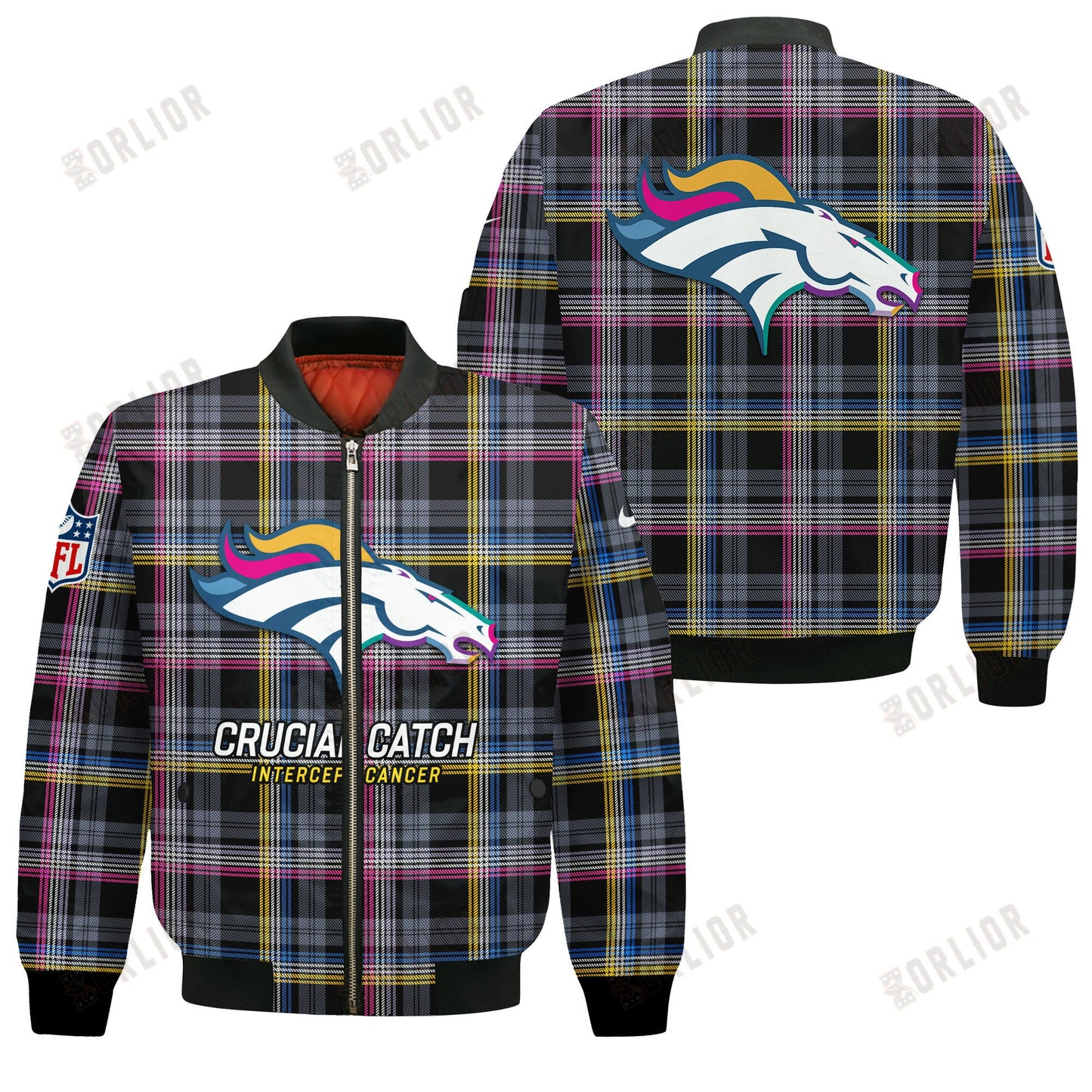 Denver Broncos National Football League 2024 Crucial Catch Bomber Jacket
