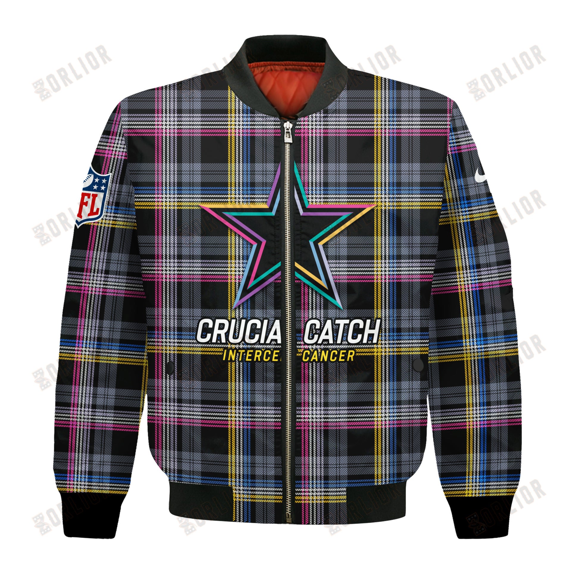 Dallas Cowboys National Football League 2024 Crucial Catch Bomber Jacket
