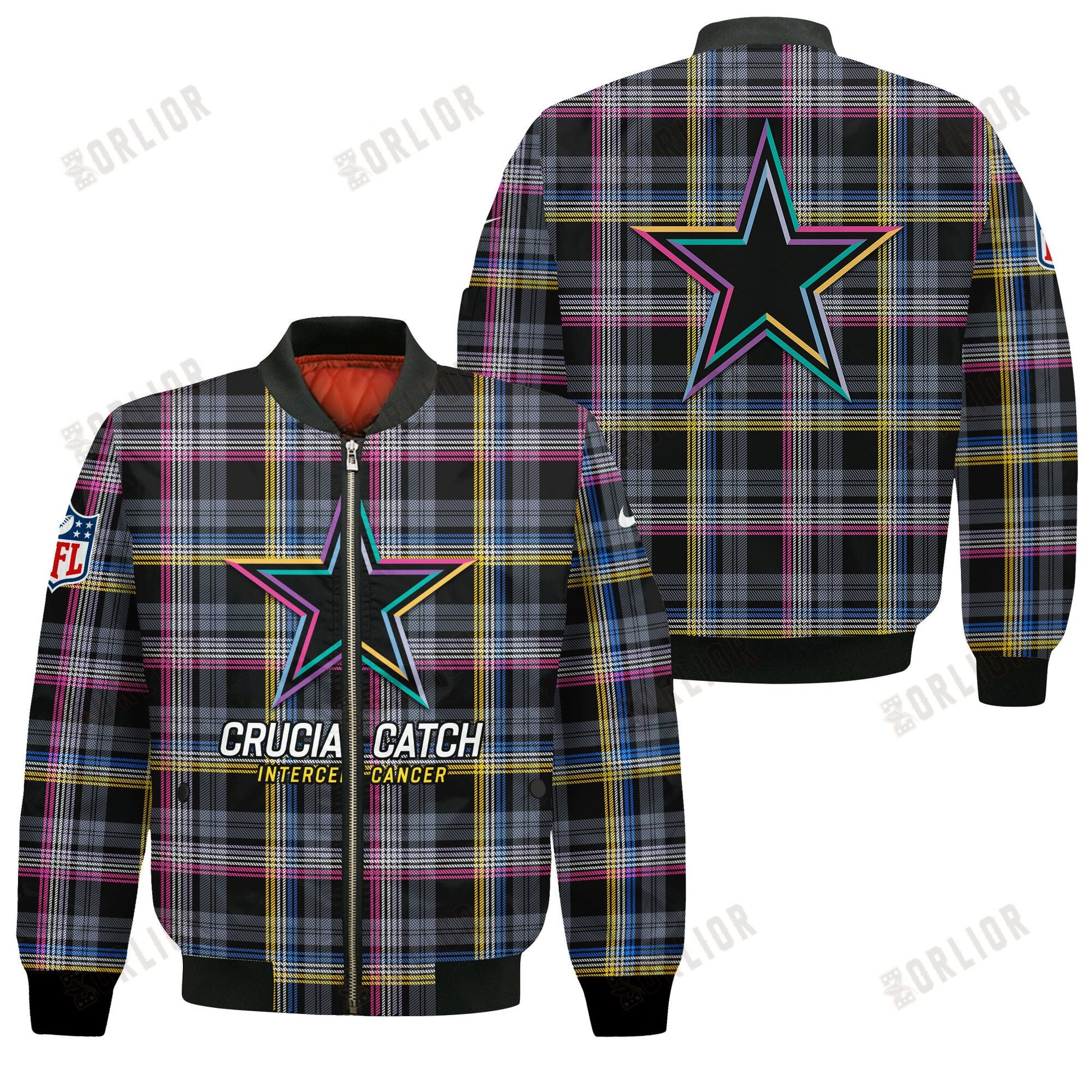 Dallas Cowboys National Football League 2024 Crucial Catch Bomber Jacket