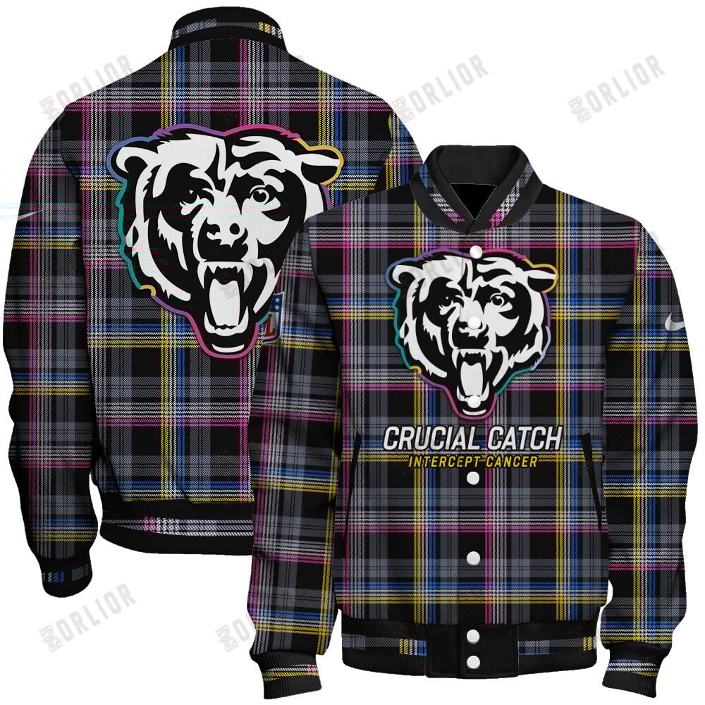 Chicago Bears National Football League 2024 Crucial Catch Unisex Varsity Jacket