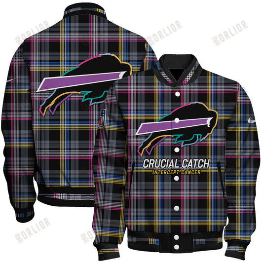 Buffalo Bills National Football League 2024 Crucial Catch Unisex Varsity Jacket