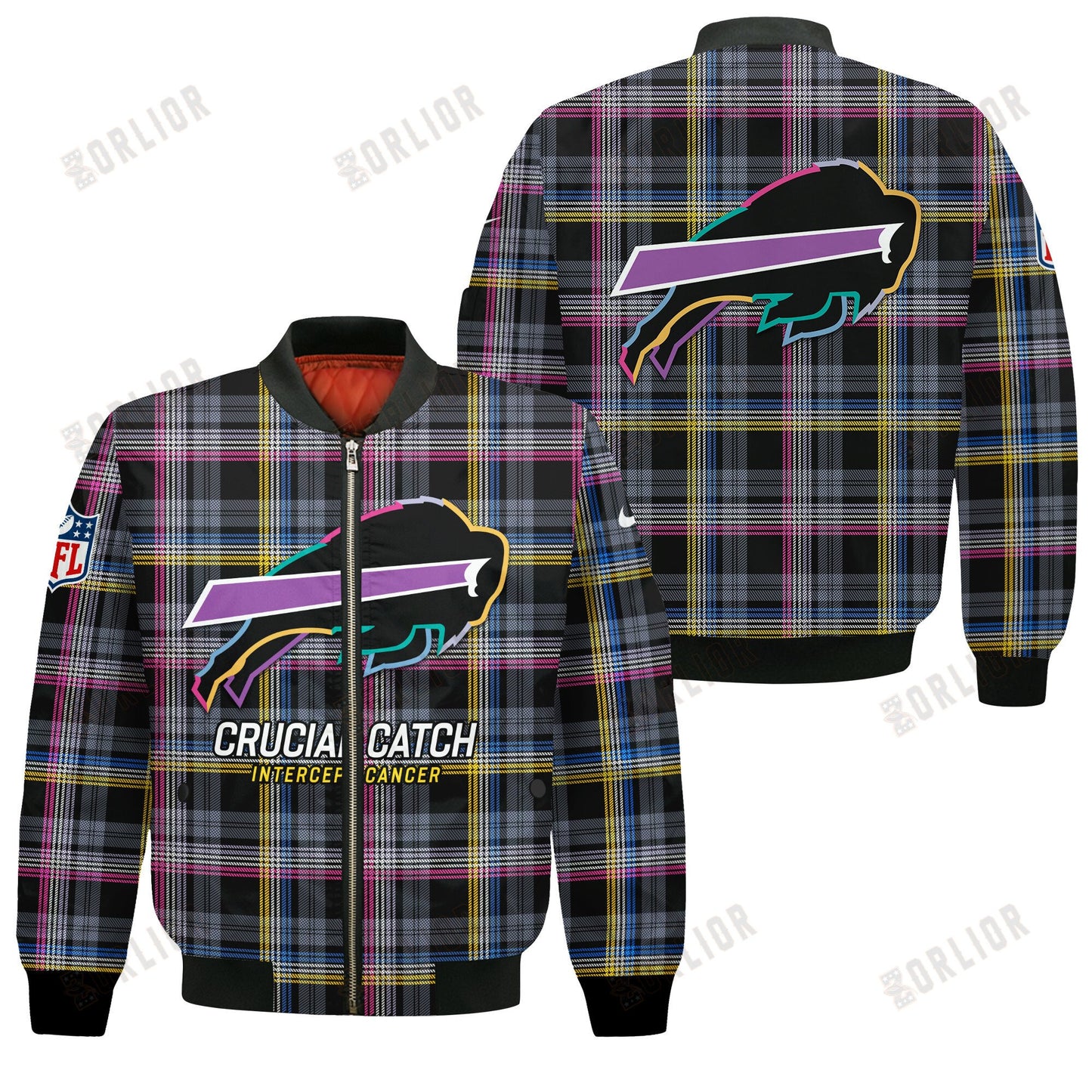 Buffalo Bills National Football League 2024 Crucial Catch Bomber Jacket
