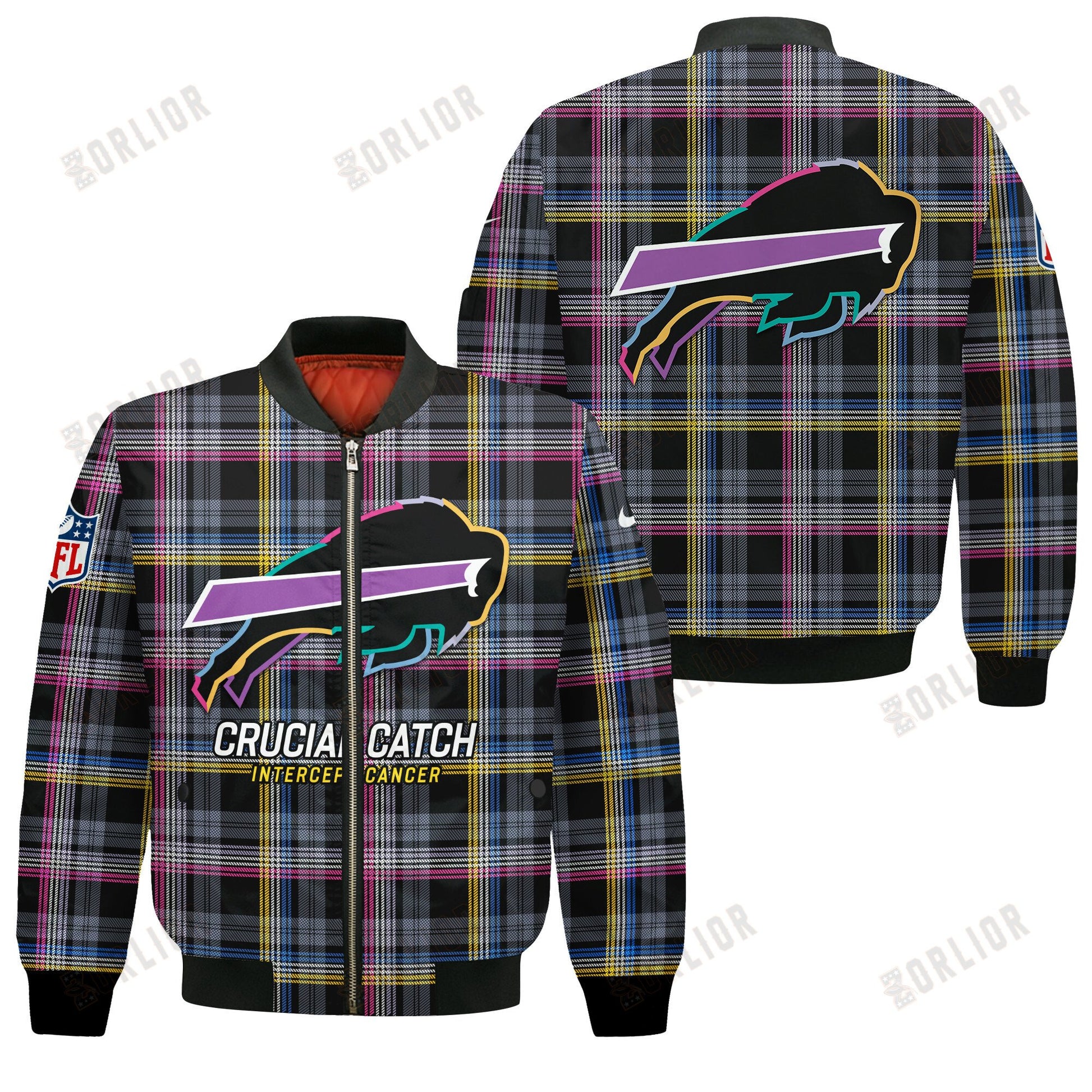 Buffalo Bills National Football League 2024 Crucial Catch Bomber Jacket