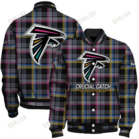 Atlanta Falcons National Football League 2024 Crucial Catch Unisex Varsity Jacket