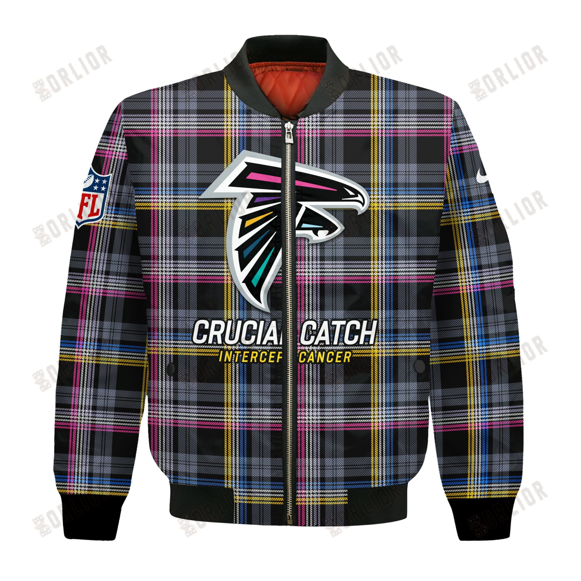 Atlanta Falcons National Football League 2024 Crucial Catch Bomber Jacket