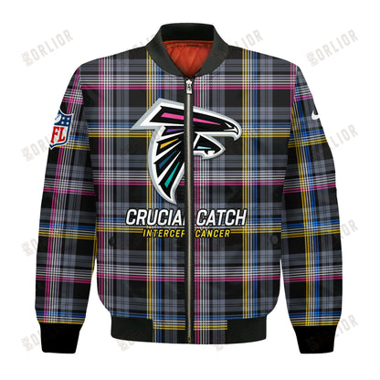 Atlanta Falcons National Football League 2024 Crucial Catch Bomber Jacket
