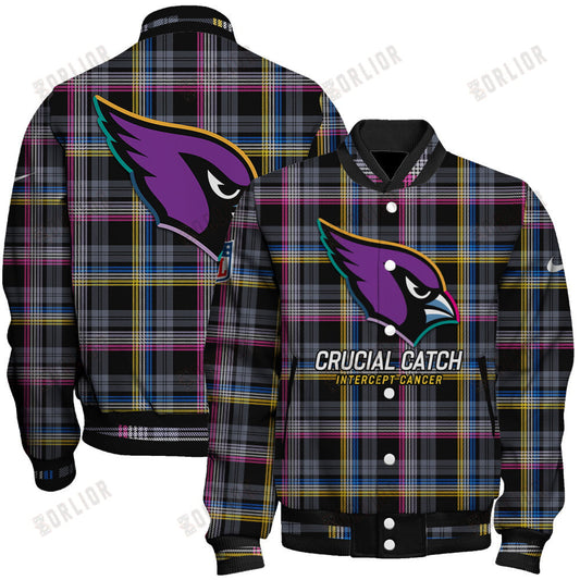 Arizona Cardinals National Football League 2024 Crucial Catch Unisex Varsity Jacket