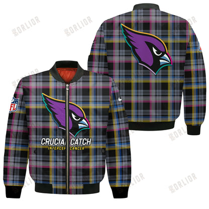 Arizona Cardinals National Football League 2024 Crucial Catch Bomber Jacket