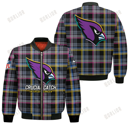 Arizona Cardinals National Football League 2024 Crucial Catch Bomber Jacket