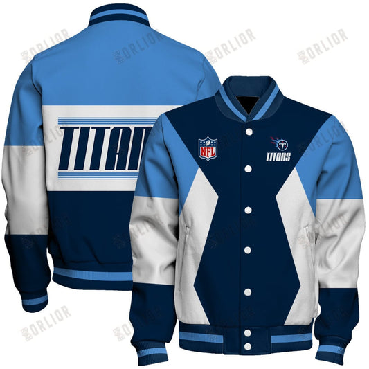 Tennessee Titans National Football League 2024 Unique Design Unisex Varsity Jacket