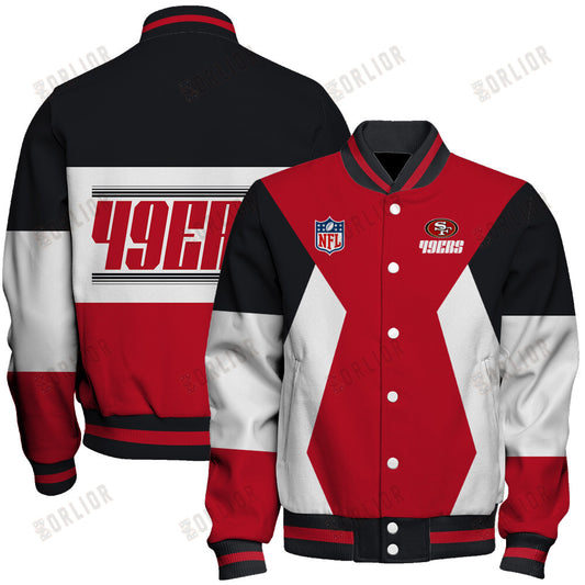 San Francisco 49ers National Football League 2024 Unique Design Unisex Varsity Jacket