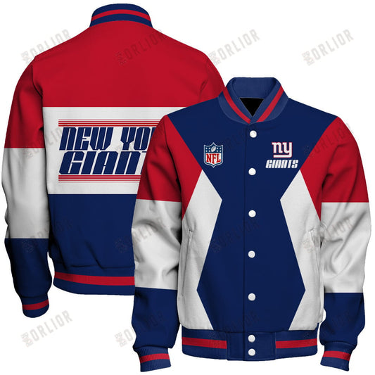 New York Giants National Football League 2024 Unique Design Unisex Varsity Jacket