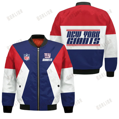 New York Giants National Football League 2024 Unique Design Bomber Jacket