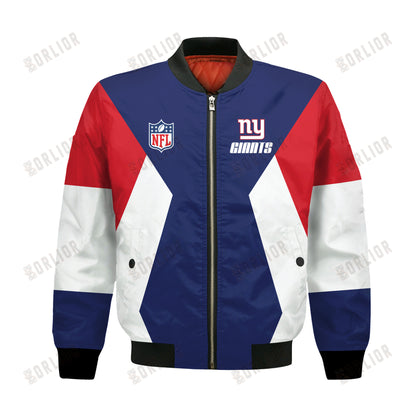 New York Giants National Football League 2024 Unique Design Bomber Jacket