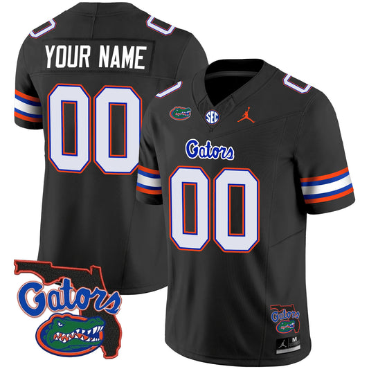 Florida Gators 2023 Vapor Limited Custom Jersey - Florida Map - All Stitched