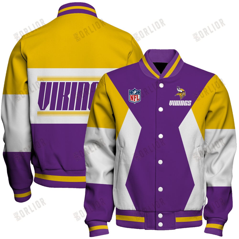 Minnesota Vikings National Football League 2024 Unique Design Unisex Varsity Jacket