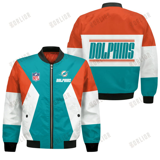 Miami Dolphins National Football League 2024 Unique Design Bomber Jacket